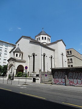 L'église arménienne Saint-Jacques de Lyon.