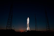 Juno awaiting its launch in 2011 Atlas V Rocket Ready for Juno Mission.jpg