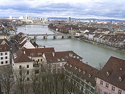Floden Rhen i Basel