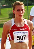 Beatrice Marscheck Rang fünfzehn mit 6,19 m