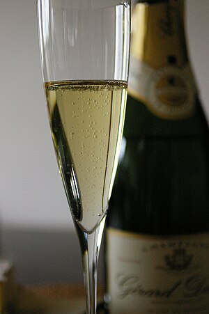 Image of a Blanc de Blancs Champagne made from...