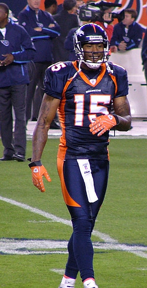 Brandon Marshall, a wide receiver with the Den...