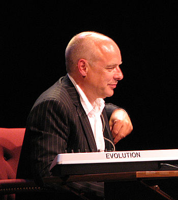 Photograph of Brian Eno at a 2006 Long Now Fou...