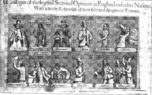 Polemical popular print with a Catalogue of Sects, 1647. Catalogue of Sects.GIF