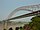 Le pont de Chaotianmen sur le fleuve Yangzi Jiang dans la ville de Chongqing en Chine.