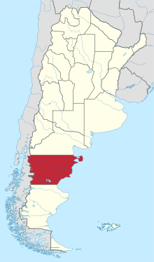 Ligging in Argentinië