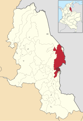 Locatie van Cúcuta