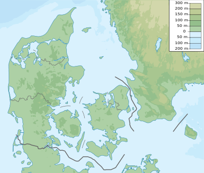 Lokacijska karta Danska