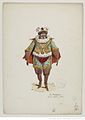 Costume de Gloria-Cassis pour Les Brigands de Jacques Offenbach