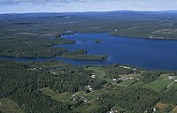 Fångsjön från Vågdalen september 1996.