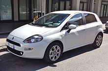 Fiat Punto. As of May 2013
, nearly nine million units had been sold globally. Fiat Punto 2012 5door front.JPG