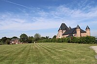 Eglise fortifiée de Flavigny-le-Grand-et-Beaurain (Aisne).