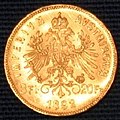 Österreich/Ungarn 1892 20 Franken (= 8 Gulden/Florin)