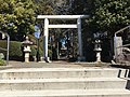 佐波神社 鳥居と参道