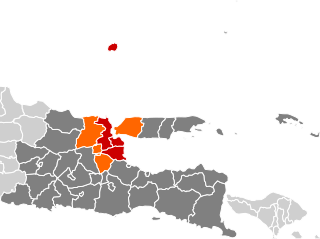 The Map of Surabaya Metropolitan