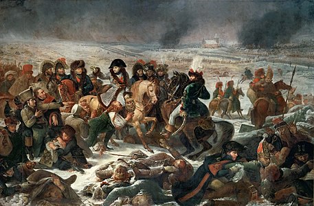 «Napoleono dum la batalo de Eylau» de Antoine-Jean Gros