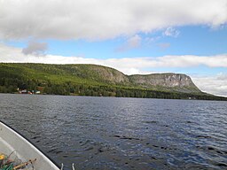 Utsikt från sjön Hetögeln