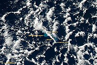 Havre Seamount Eruption 19 July 2012 with labels.jpg