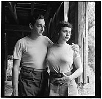 Herb and Mirian Abramson, Flatbrookville, N.J., ca. 1947