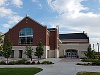 Photograph of the Central Building in Heritage Halls.