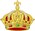 墨西哥皇冠，第二帝国时期，因来自法国的赞助而部分仿照了拿破仑三世皇冠和欧仁妮后冠的设计