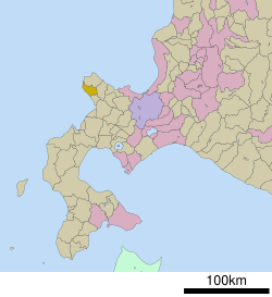 موقعیت کاموئه‌نای، هوکایدو در هوکایدو (Shiribeshi Subprefecture)