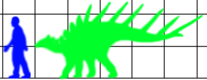 Old Kentrosaurus size chart