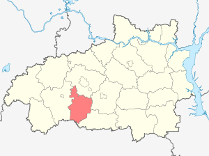 Лежневский район на карте
