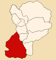 Location of Pamparomas in the Huaylas province