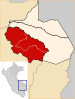Location of the province Manu in the Madre de ...