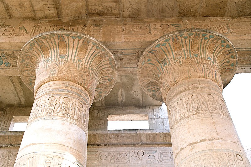 http://upload.wikimedia.org/wikipedia/commons/thumb/b/bd/Luxor%2C_West_Bank%2C_Ramesseum%2C_column_top_decorations%2C_Egypt%2C_Oct_2004.jpg/800px-Luxor%2C_West_Bank%2C_Ramesseum%2C_column_top_decorations%2C_Egypt%2C_Oct_2004.jpg