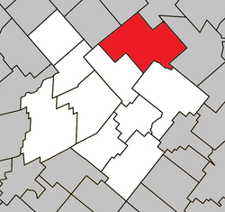 Location within L'Érable RCM.