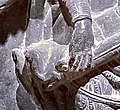 Makara or yali on alapini vina, 12th century, Pala Empire artwork