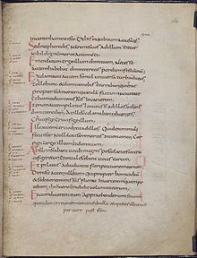 Carolingian minuscule, one of the products of the Carolingian Renaissance. Minuscule caroline.jpg