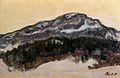 『コルサース山』1895年。油彩、キャンバス、65 × 100 cm。マルモッタン・モネ美術館。