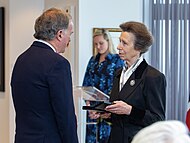 The Princess Royal hosting an investitures ceremony in 2022 October Investiture - 52407285184 (cropped).jpg