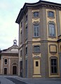 kostel sv. Františka a villa Pusterla