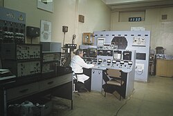 RIAN archive 500897 Control panel of the first Russian nuclear reactor.jpg