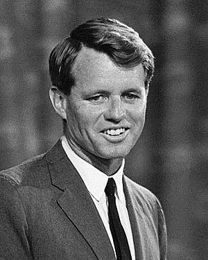 Robert Kennedy appearing before Platform Committee