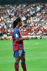 Der Star des FC Barcelona: Ronaldinho