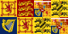 Royal Standard of Mary of Teck, Queen Consort (in Scotland).svg