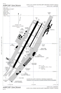 連邦航空局・空港図