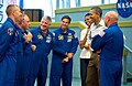 دیدار باراک اوباما با فضانوردان این ماموریت