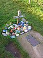 Sambo's Grave, west of the village