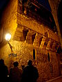 Sarlat french medieval city by night