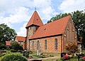 Die Dorfkirche Satemin