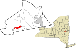 موقعیت دوینزبرگ (سی‌دی‌پی)، نیویورک در نقشه