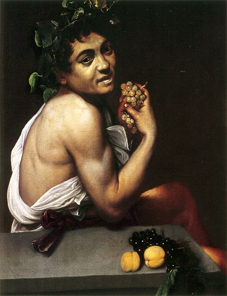 Fichier:Self-portrait as the Sick Bacchus by Caravaggio.jpg