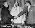 Saud, Nasser and Shukri al-Quwatli