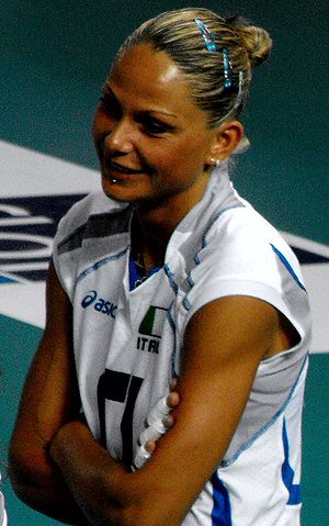 The Italian volleyball player Simona Gioli